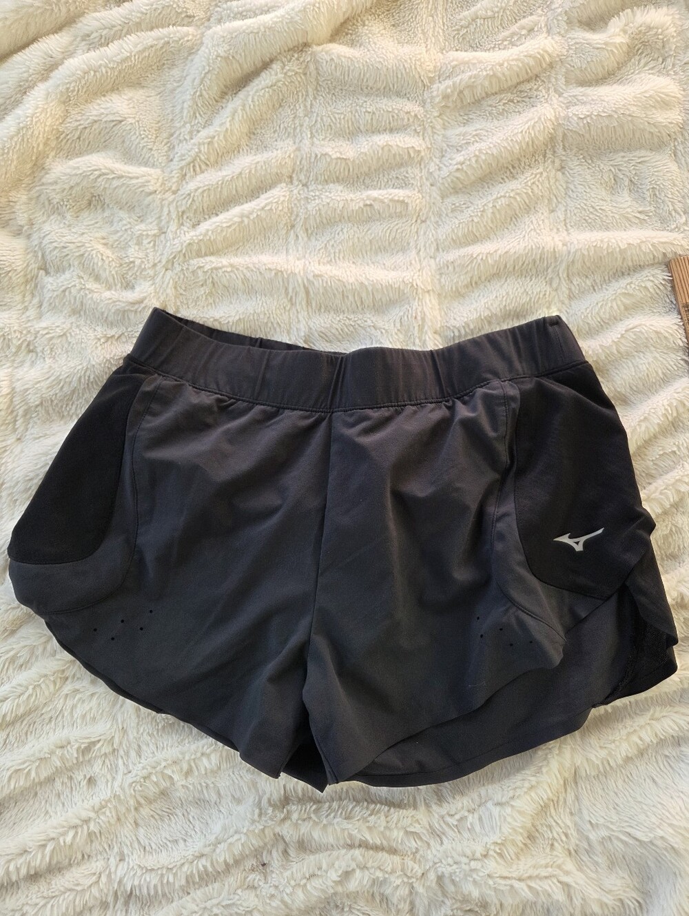 Mizuno Black Women's Lightweight Running Shorts